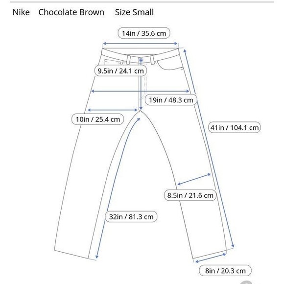 Vintage Nike Brown Pink Training Pants Women’s Size Small S Y2K Stretchy Warm Up - Picture 8 of 9